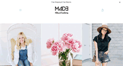 Desktop Screenshot of m4d3shoes.com